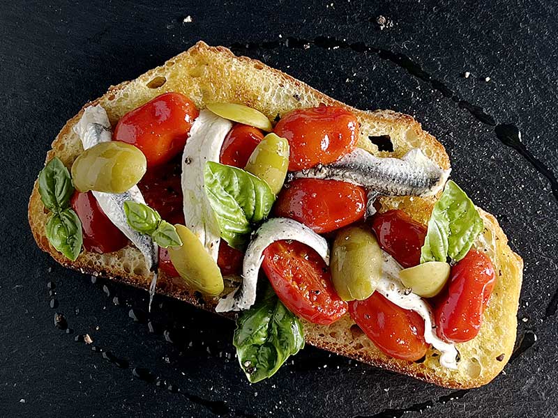 La bruschetta del tacco dello stivale Sosi